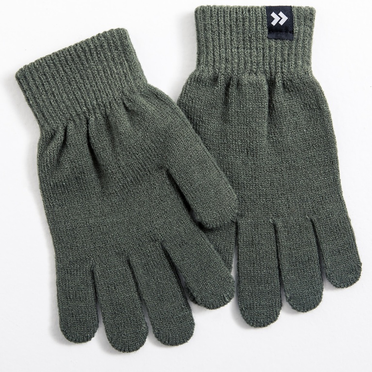 Fine-knit gloves 2-pack "Magic" Army Green